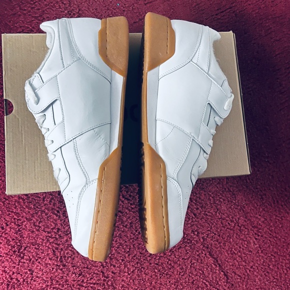 OG REEBOK MENS TRAINERS PURE WHITE - Picture 3 of 5